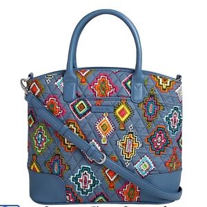 Vera Bradley Day Off Satchel in Medallion pattern
